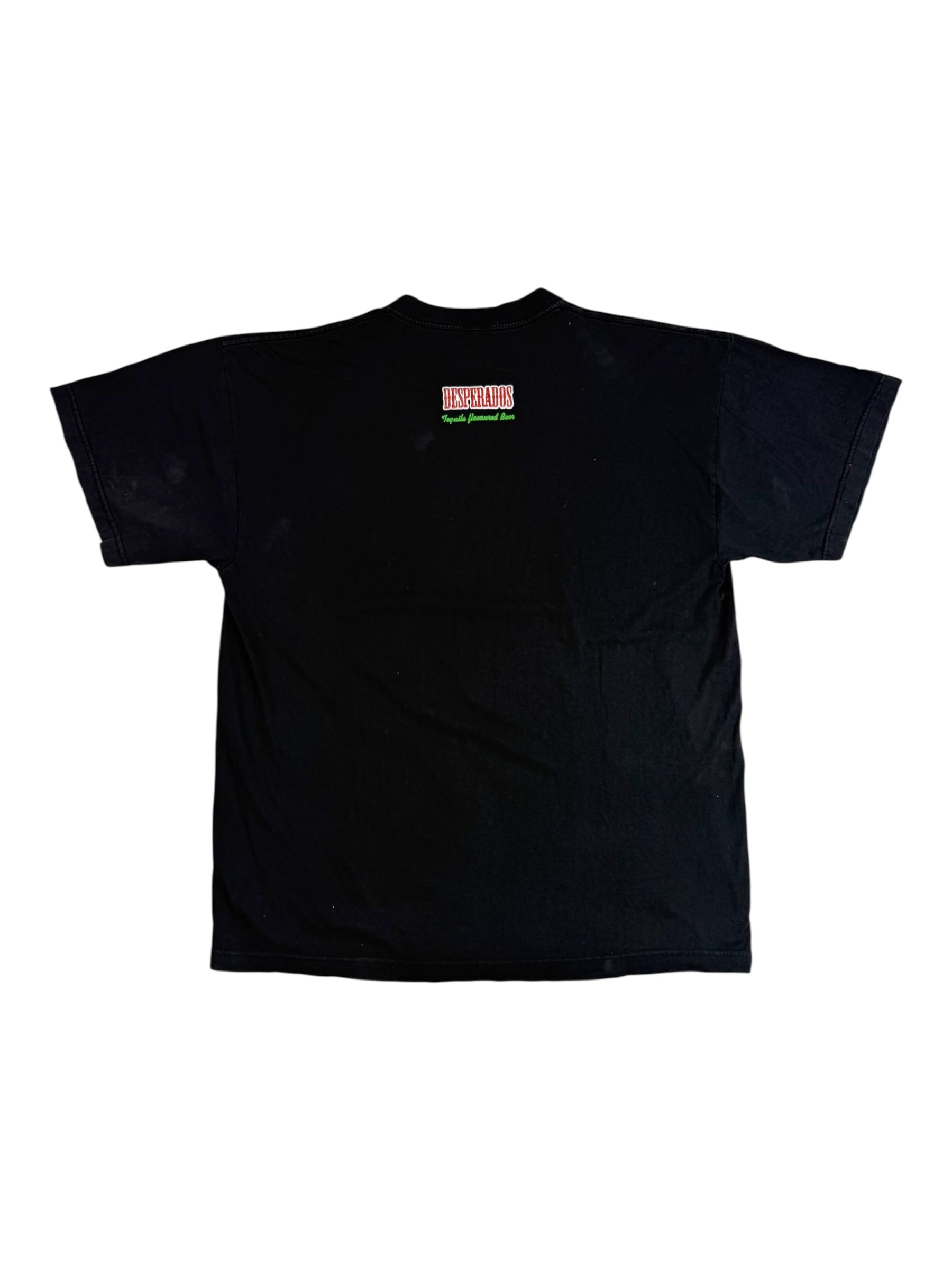 Sol's Desparados Black V-Neck T-Shirt - X-Large