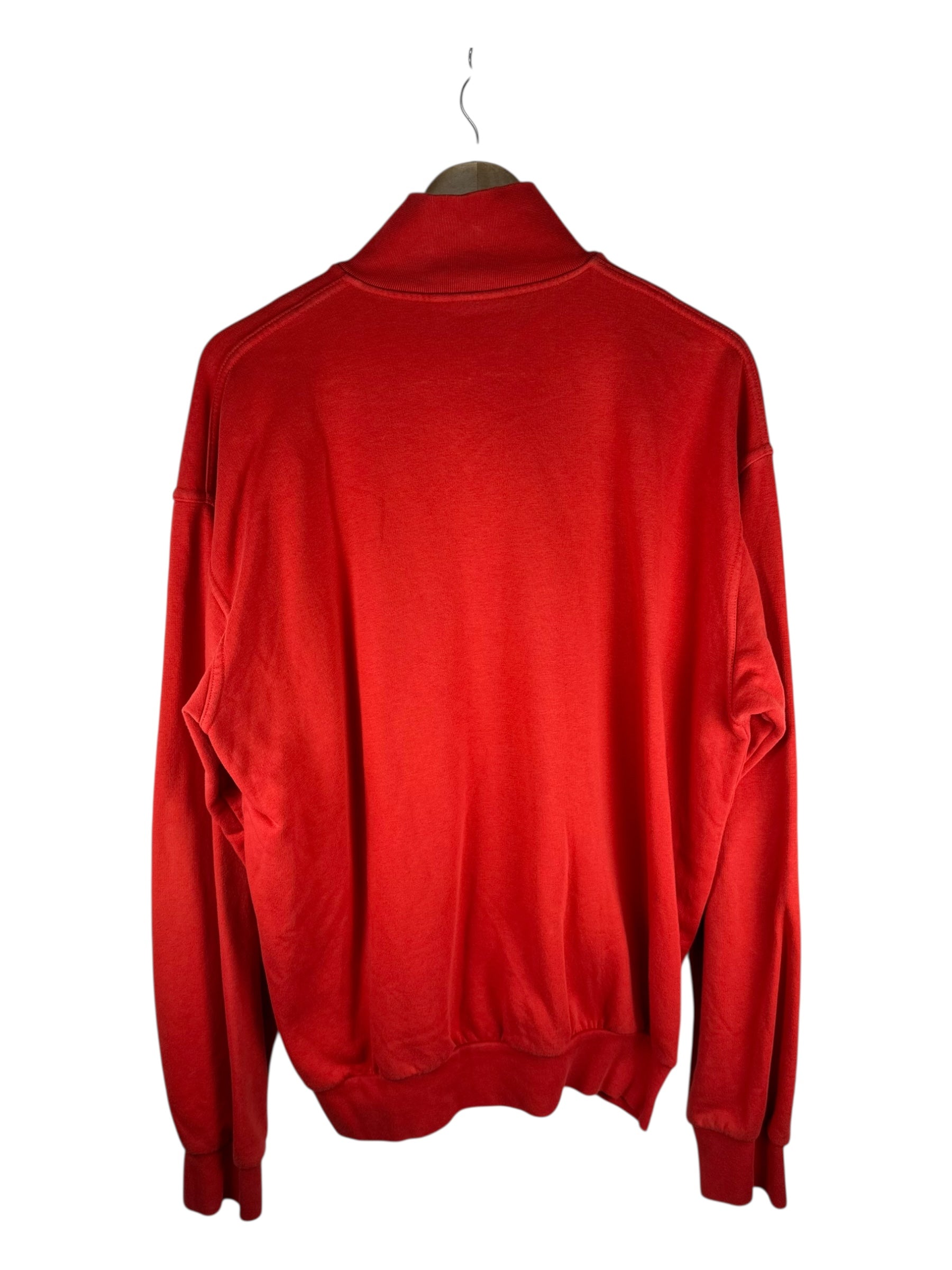 Puma Red Zip-Up Sweatshirt - Large