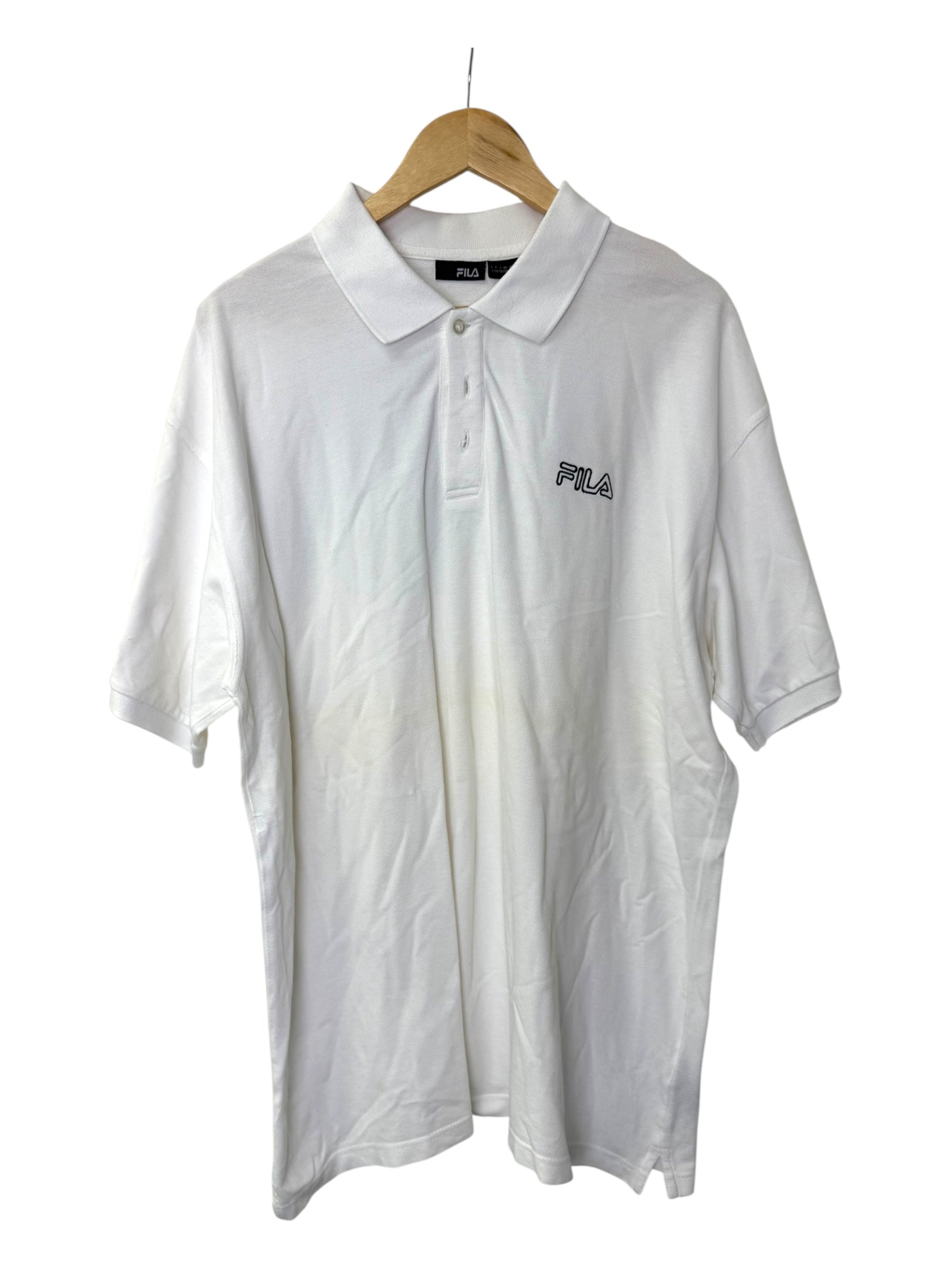 Fila Oversized Vintage 90's Sports Polo Shirt - XXL