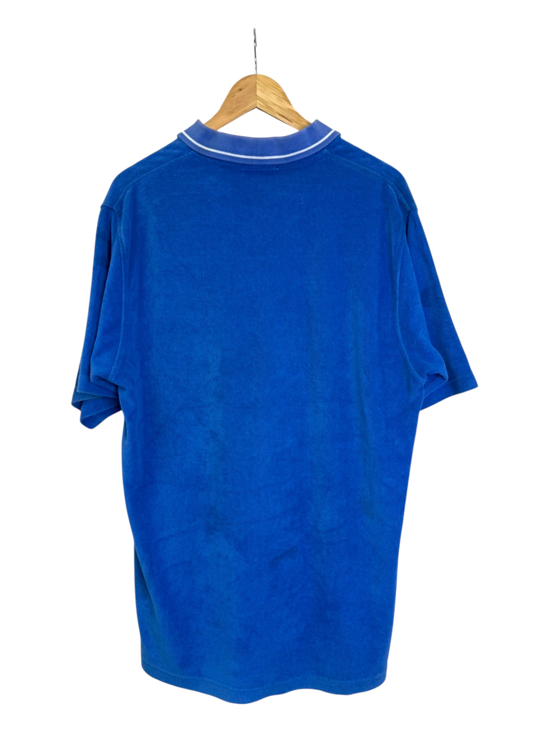 Ornkey Islands Blue Vintage 90's Polo Shirt - X Large