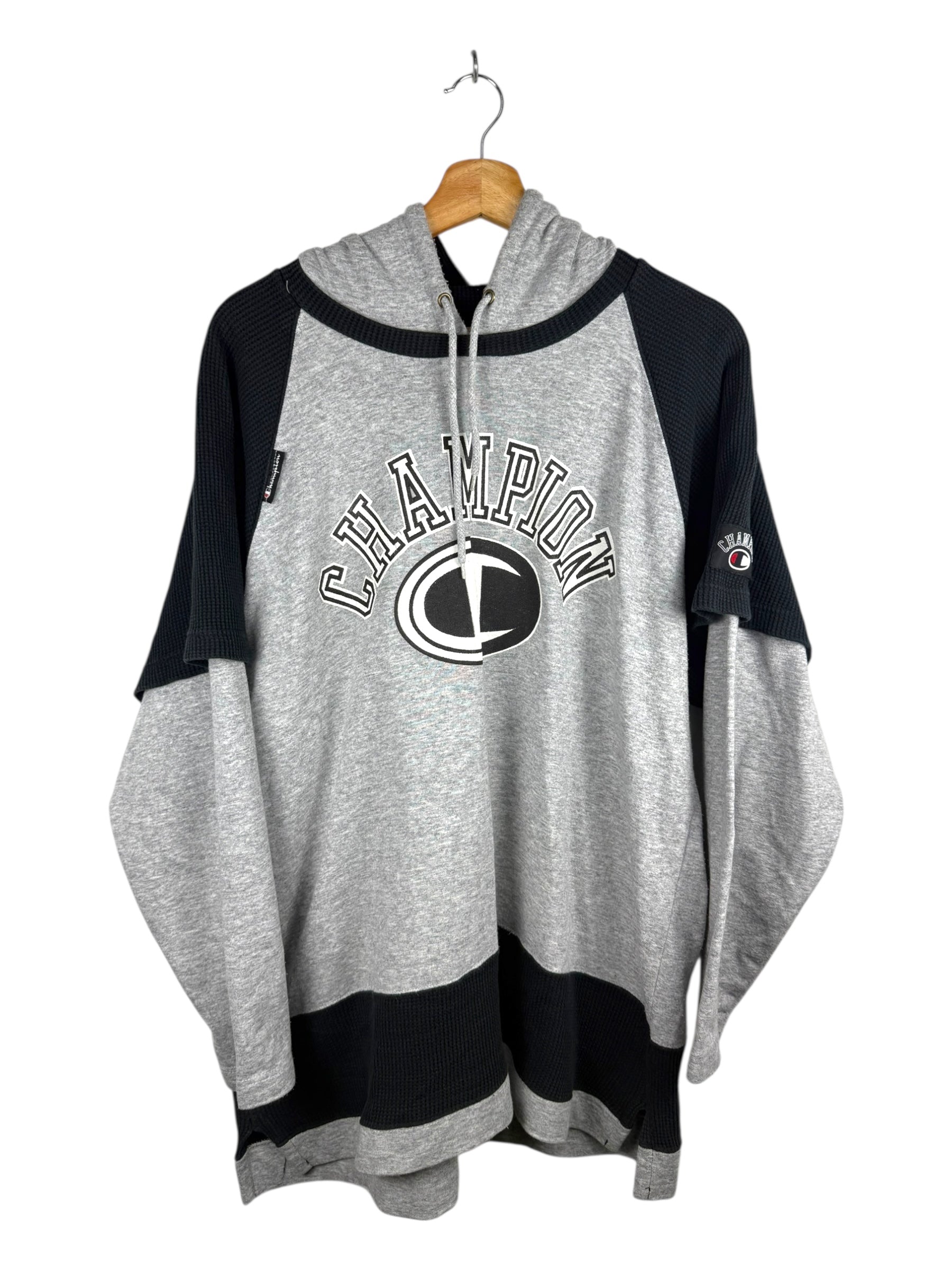 Champion 90'S Grey Hoodie - M