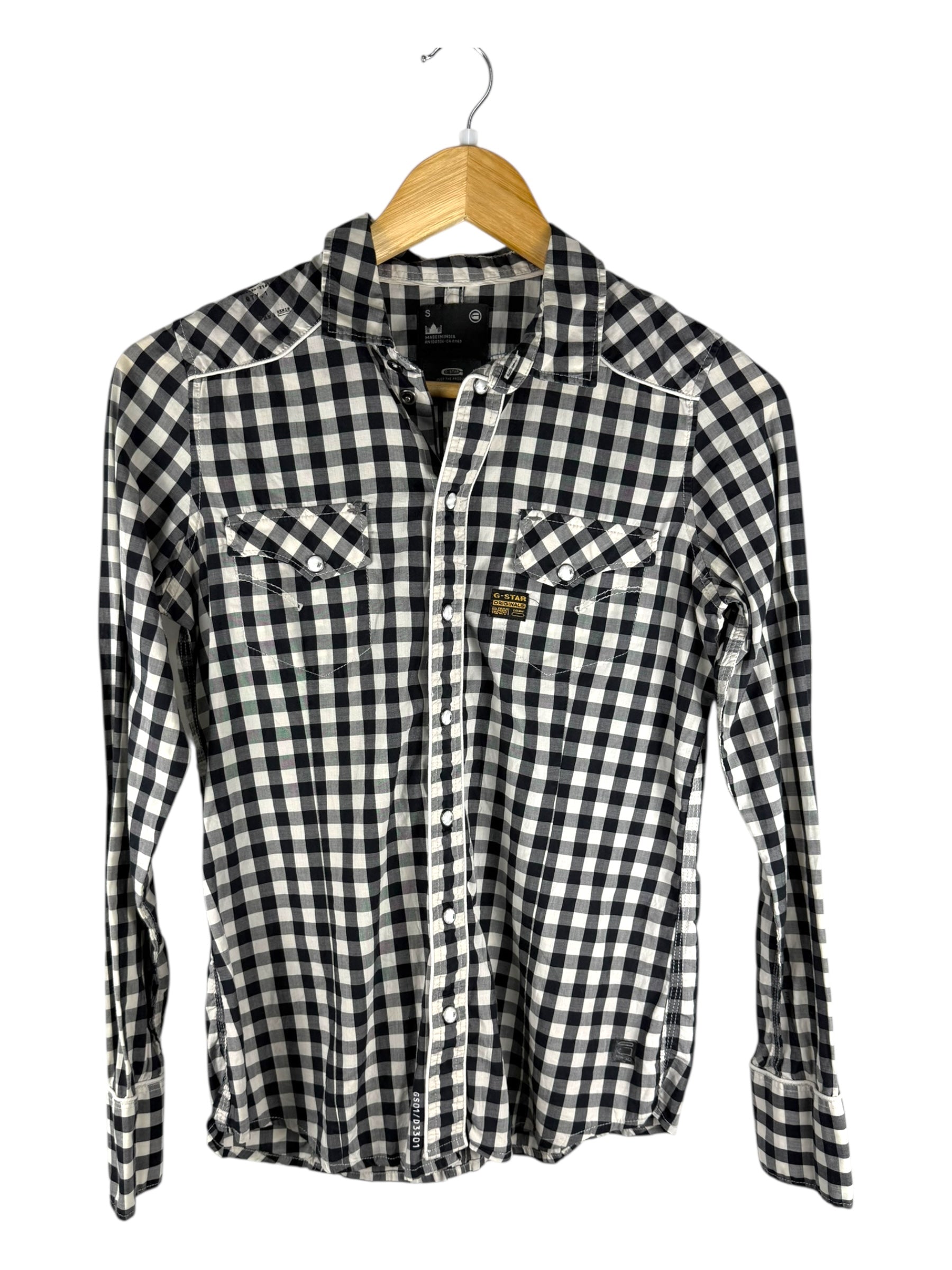 G-Star Raw black Plaid Shirt - Extra Small