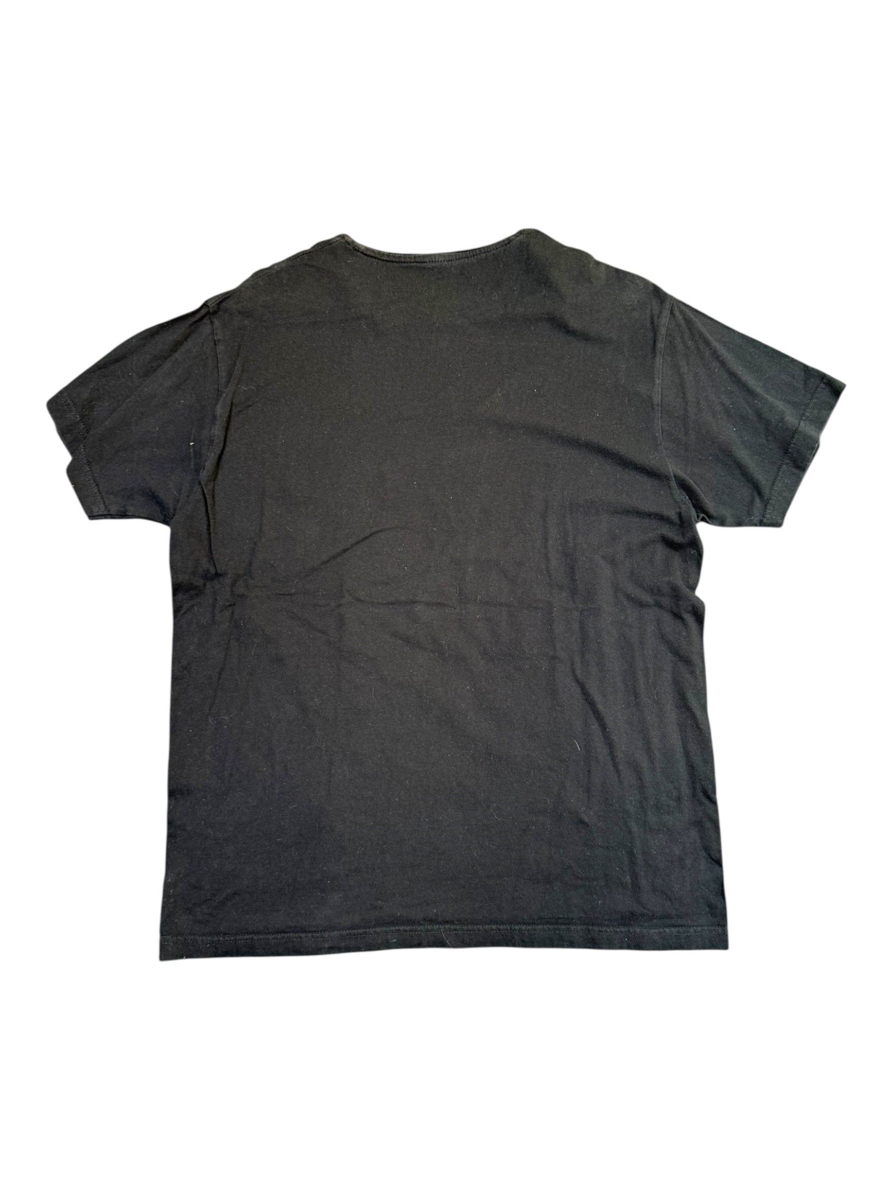 LSI Productions Skull Black Graphic Printed T-Shirt - Medium