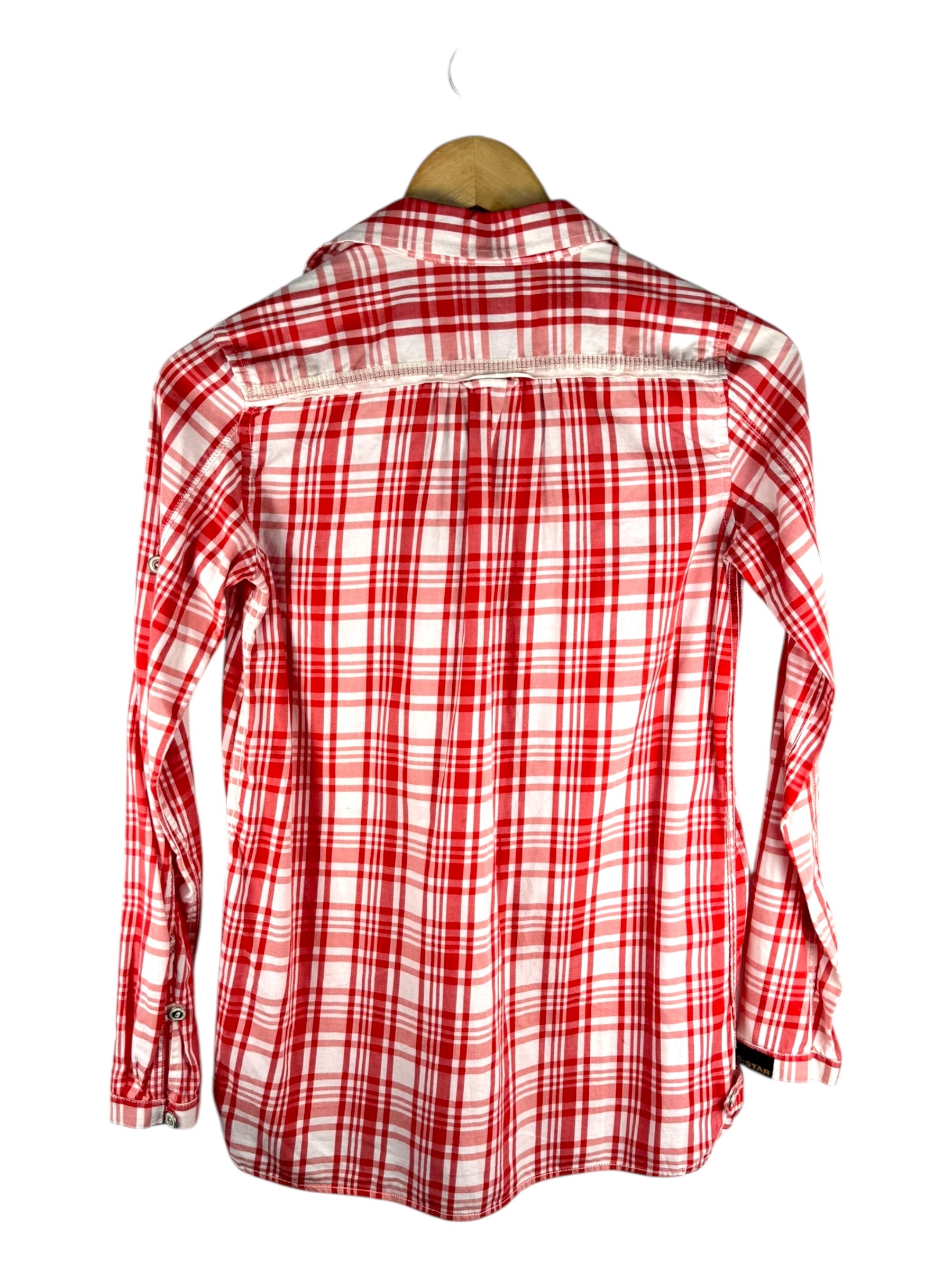 G-Star Raw Red Plaid Shirt - Extra Small