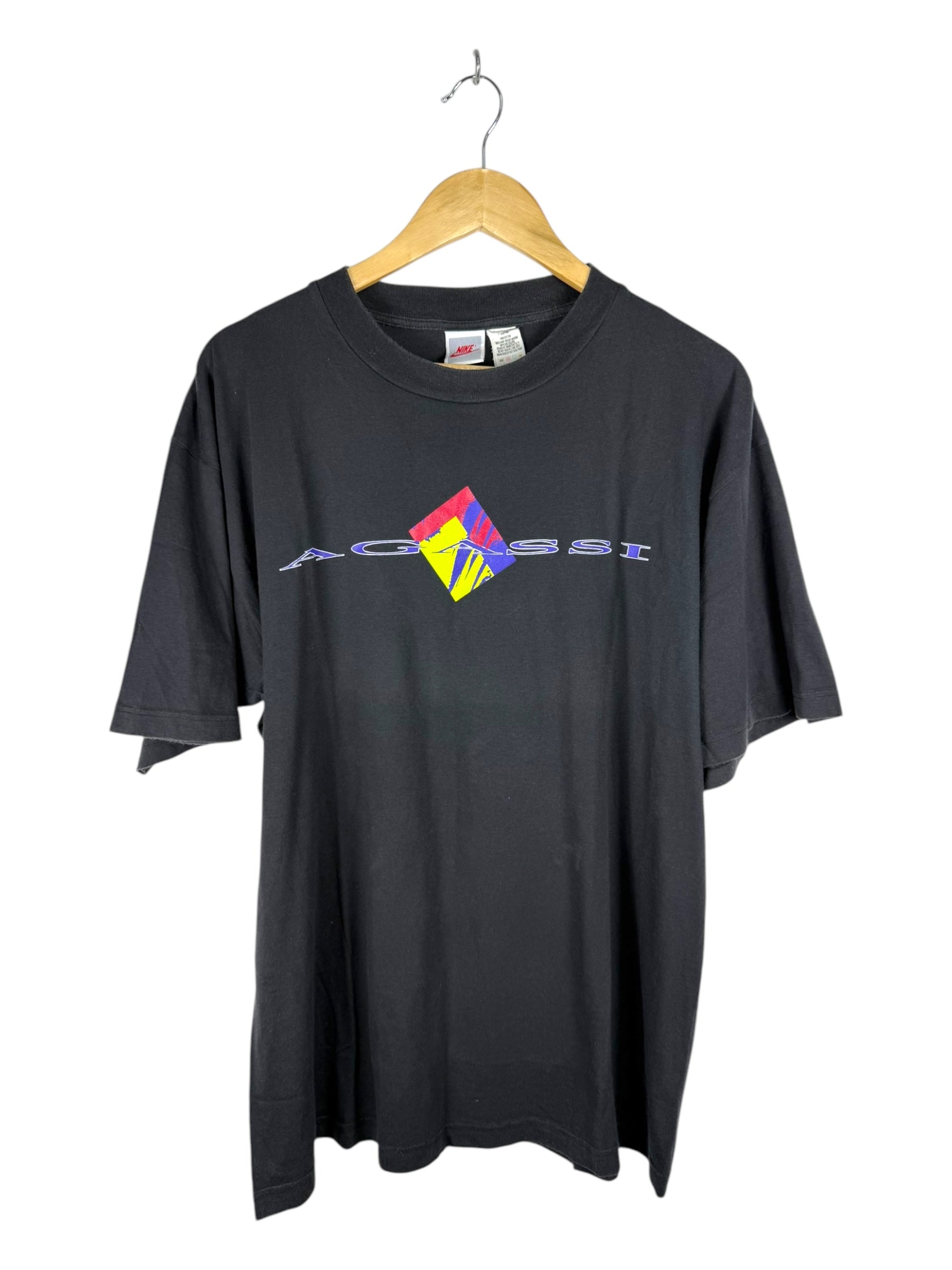 Nike 90's Black Graphic Printed T-shirt