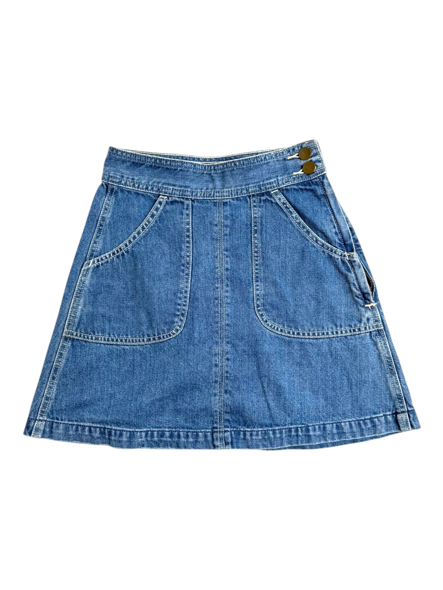 Wrangler Y2K Mini Denim Skirt - 30W 40L