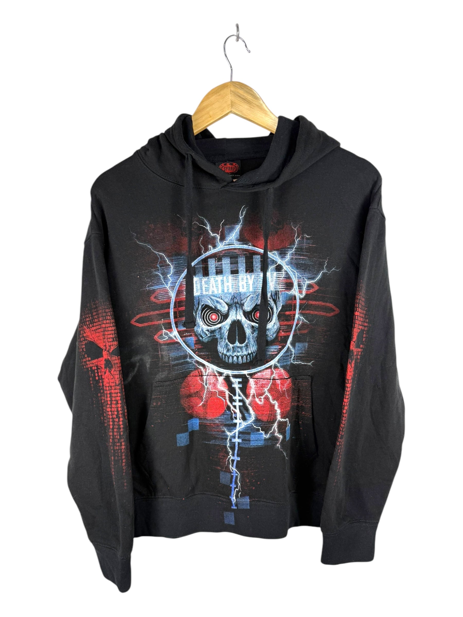 Spiral Y2K Death By TV Hoodie