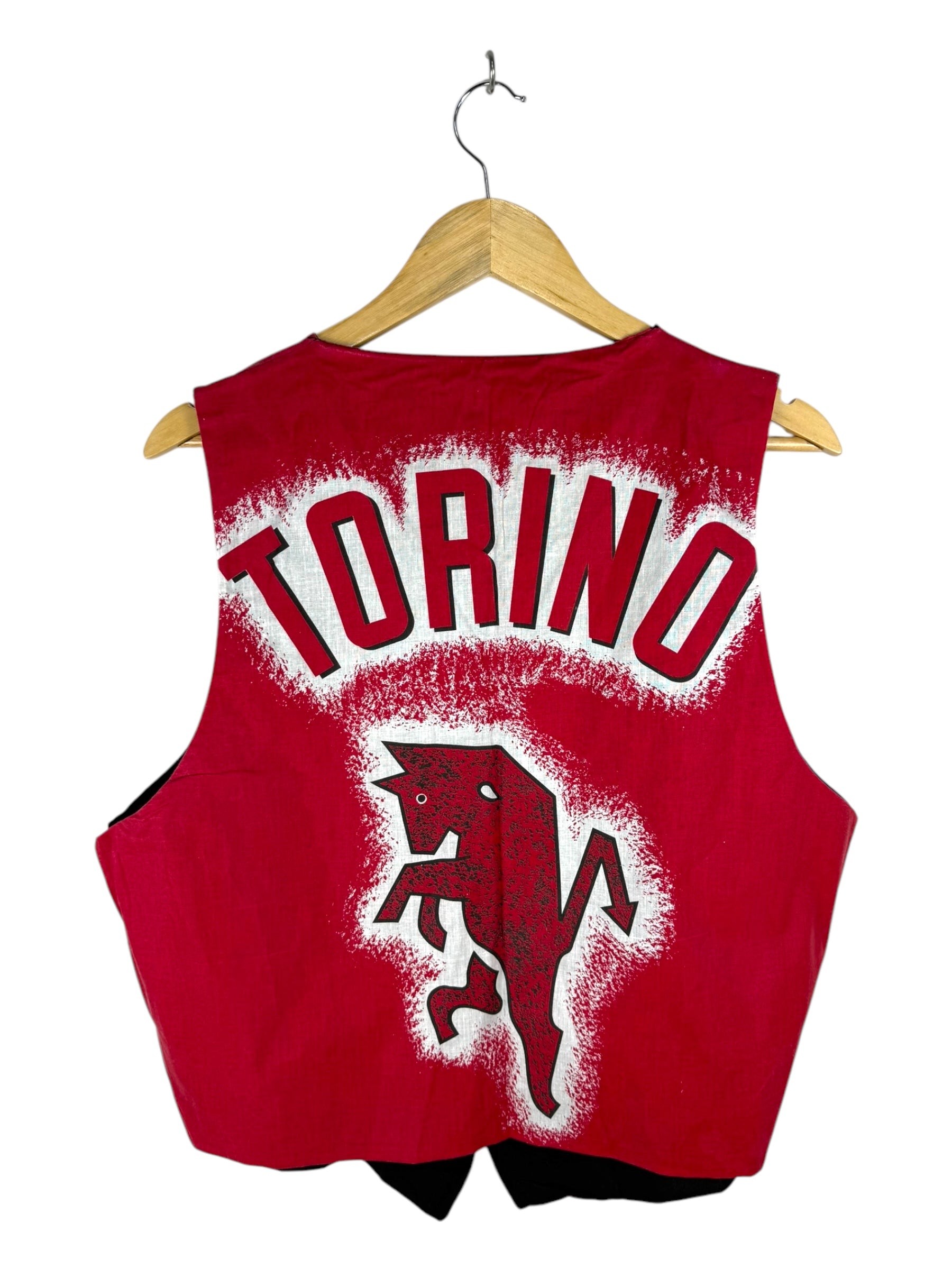 Vintage 90's Turbogadget Torino Printed Gilet