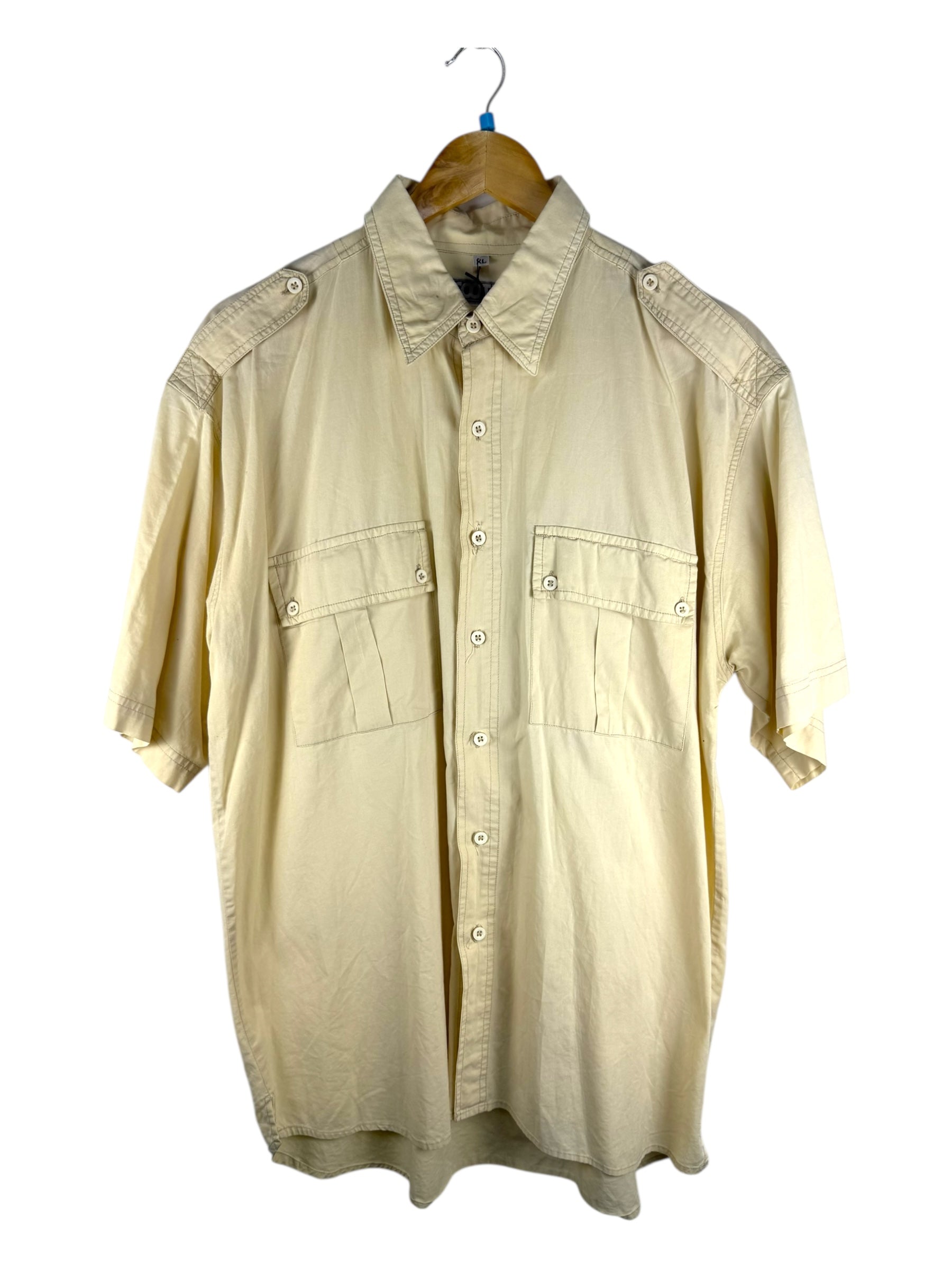 Army Brown Workwear Shirt - XL