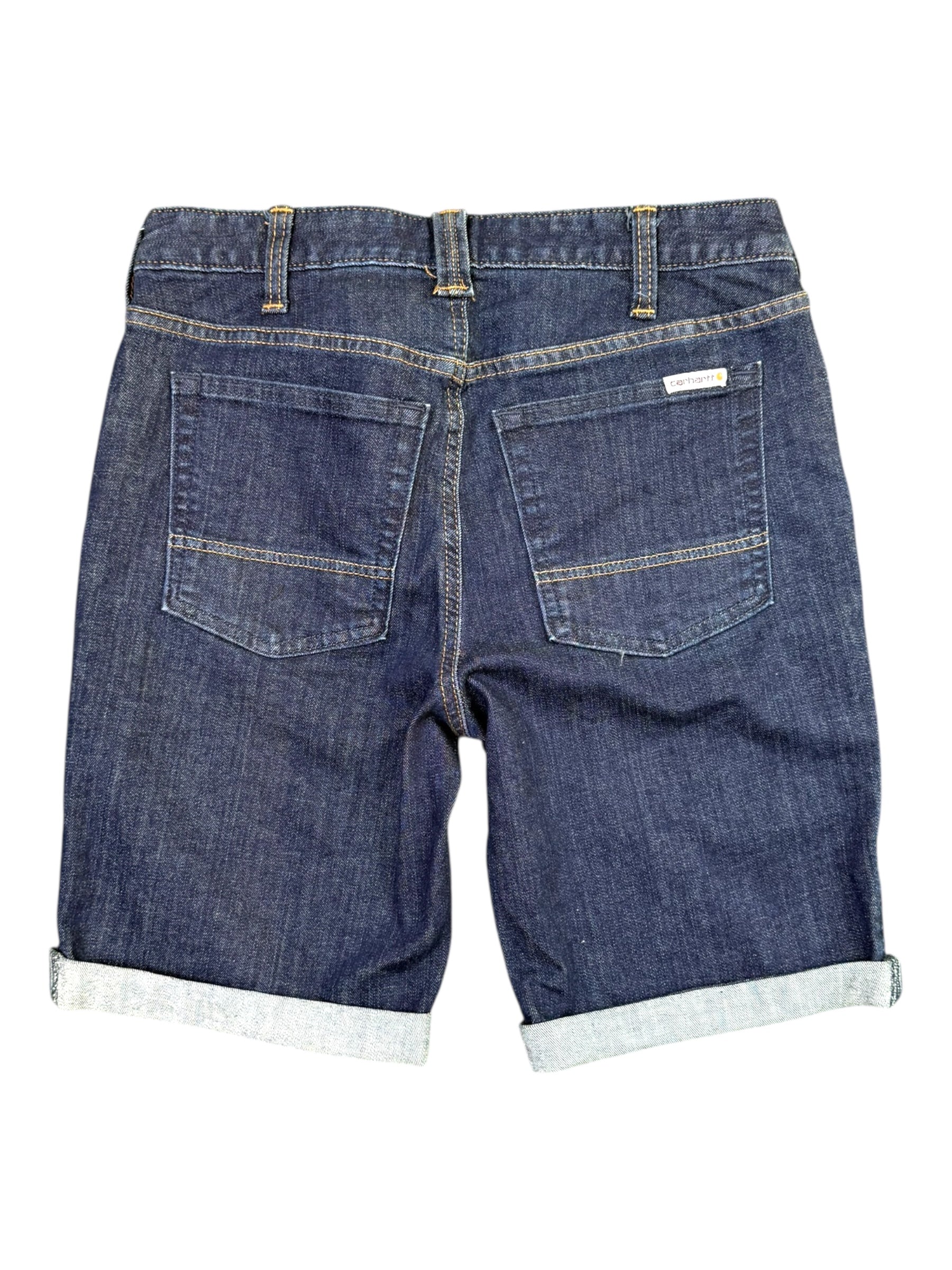 Carhartt Dark Wash Denim Shorts - W28 L45