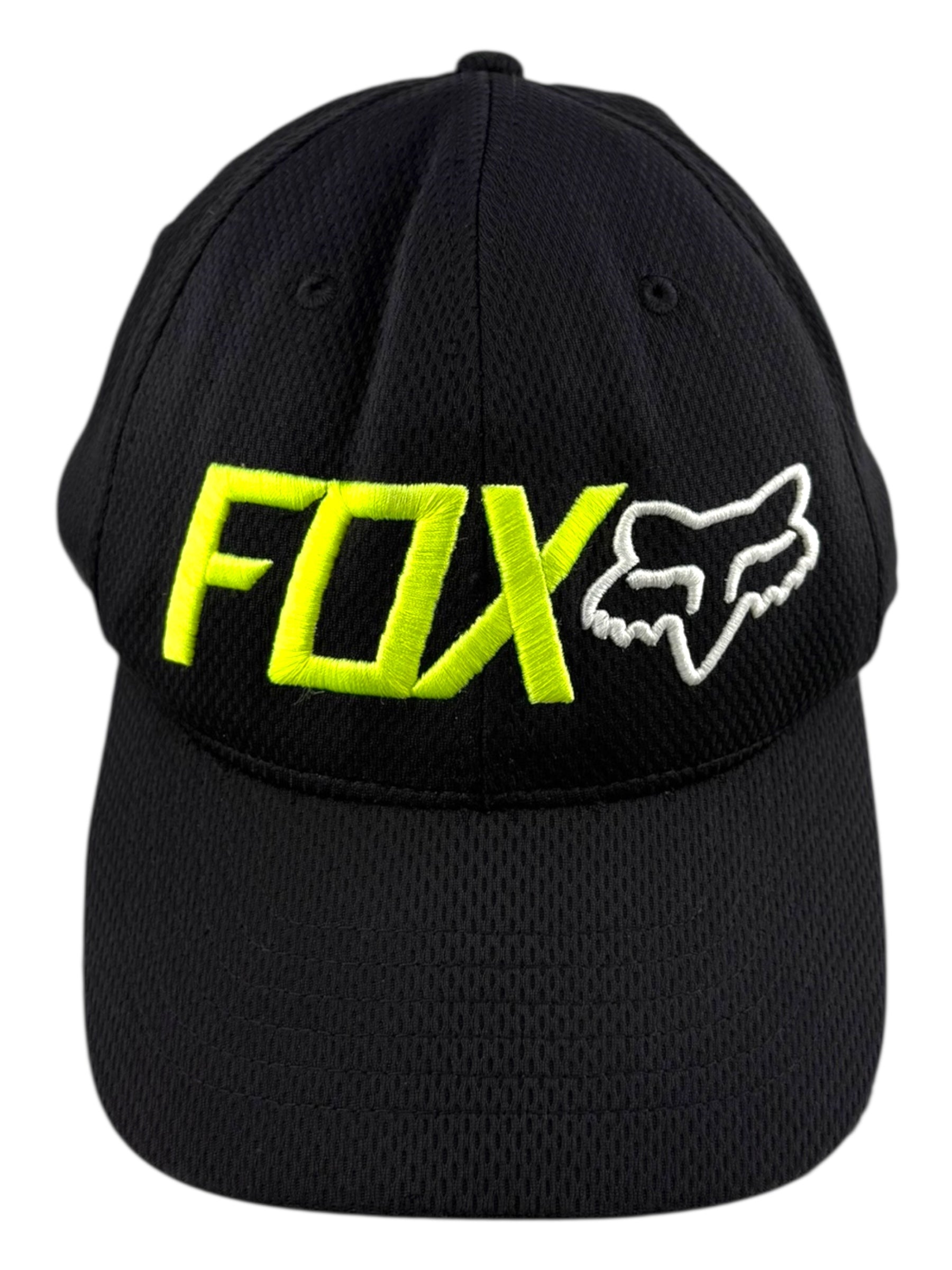 FOX Logo Black Flexfit Cap