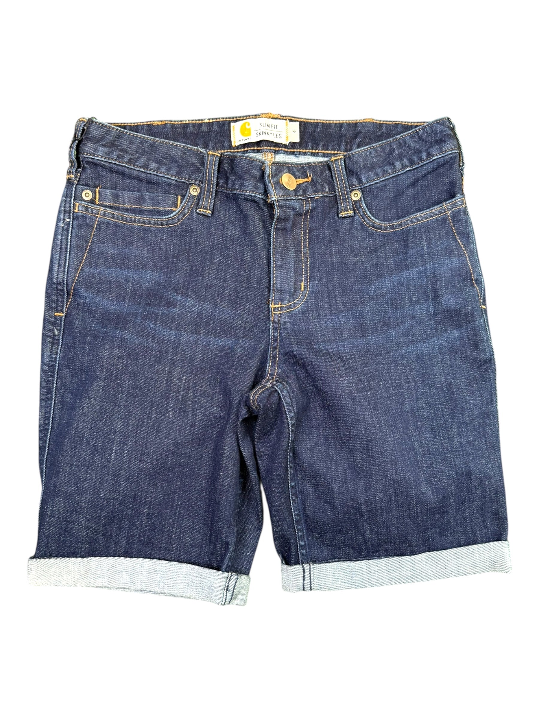 Carhartt Dark Wash Denim Shorts - W28 L45