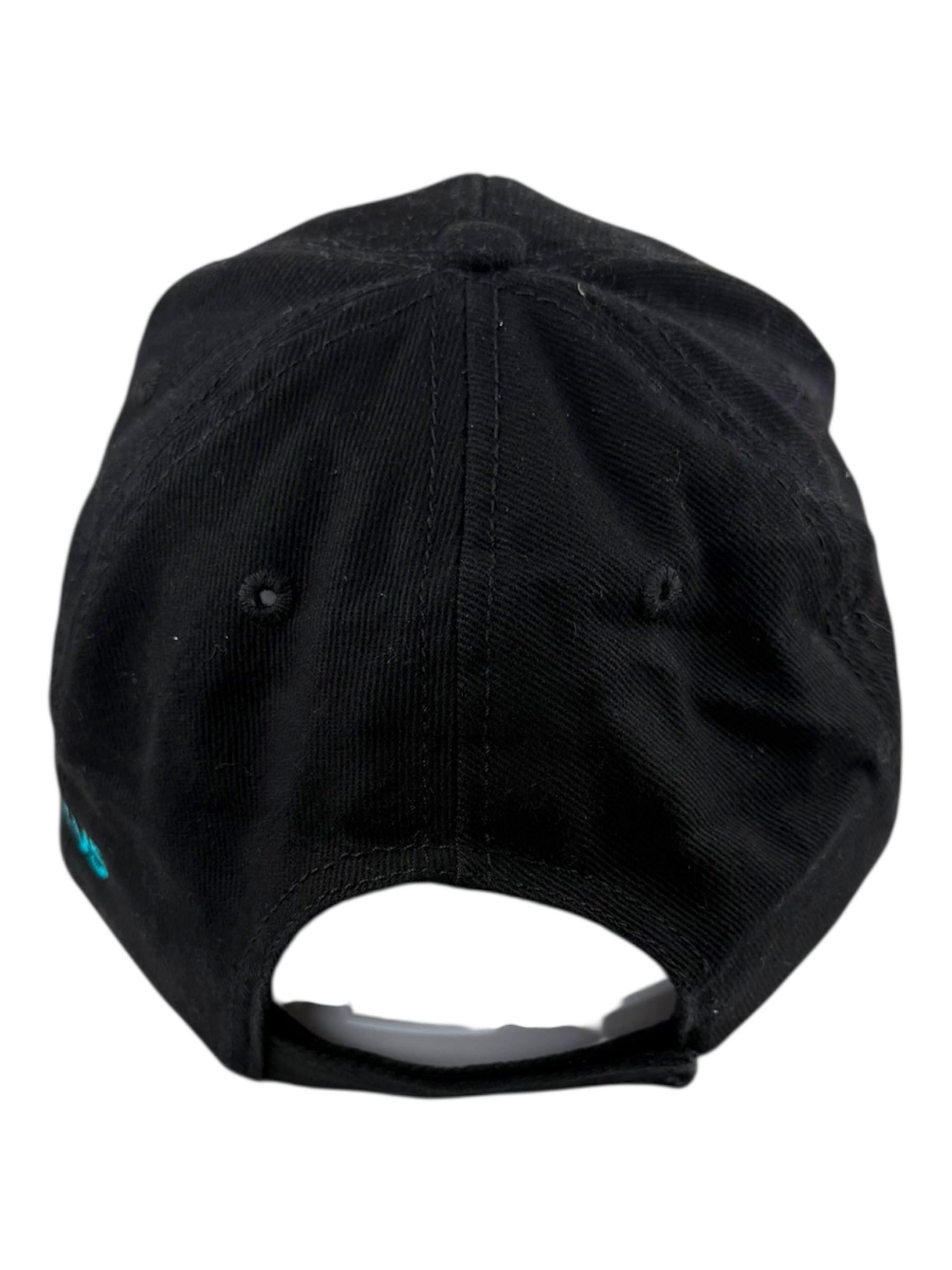 Yes Black Embroidered Dad Cap