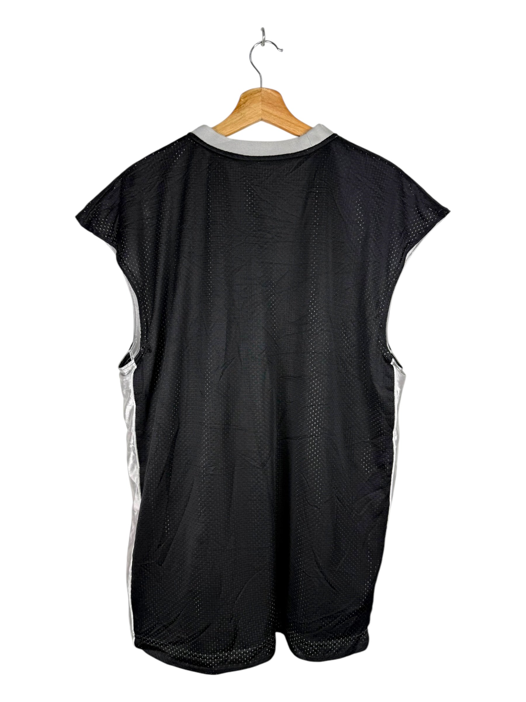Starter Silver & Black Reversible Basketball Jersey