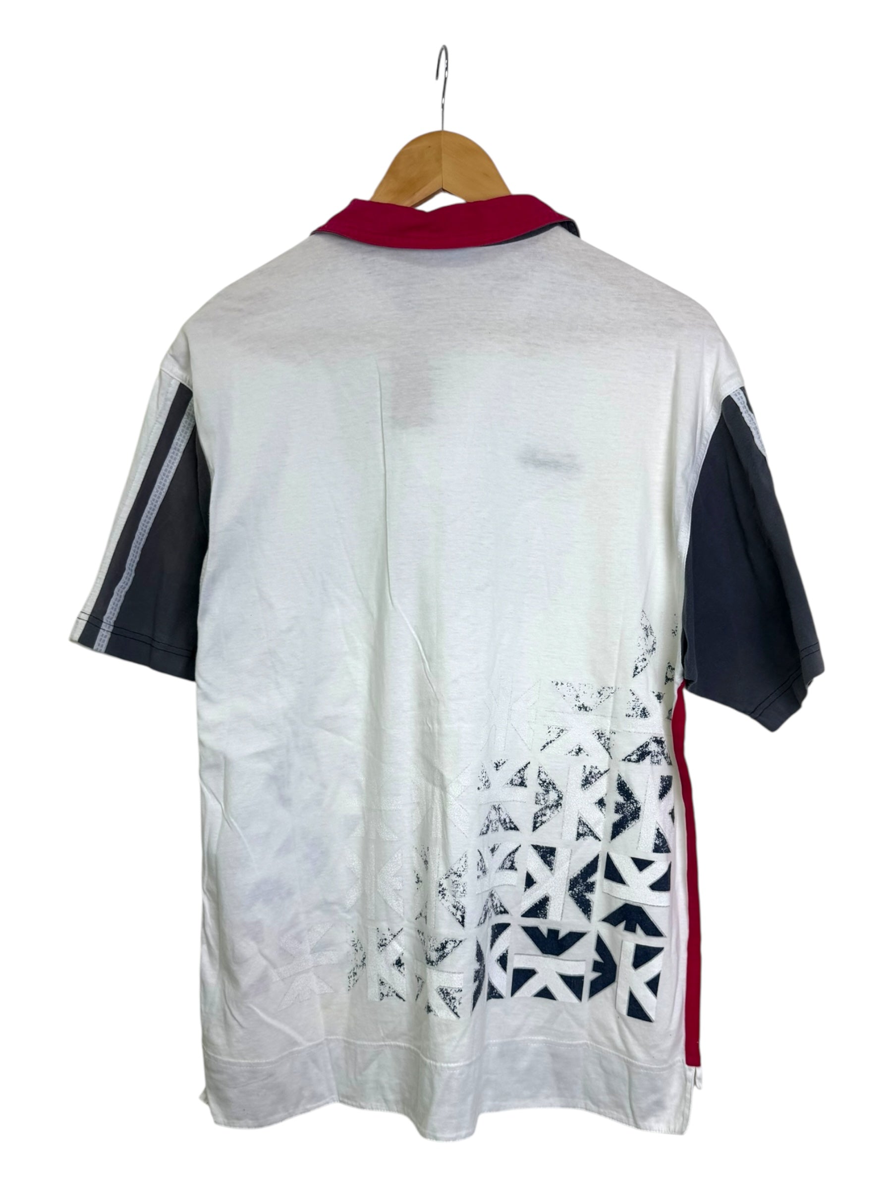 Diadora Vintage 90's Patterned Sport Polo Shirt