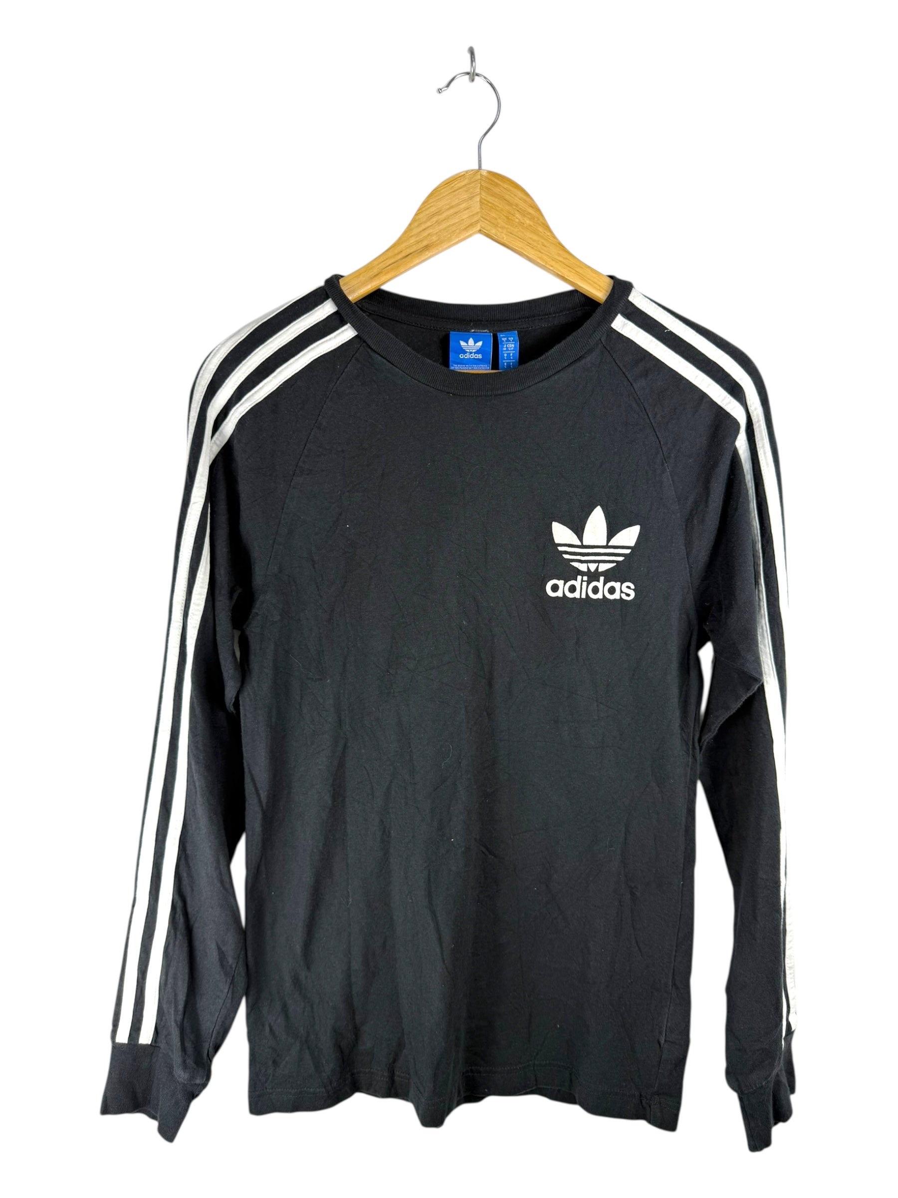 Adidas 90's Black Long Sleeved T-Shirt - Small