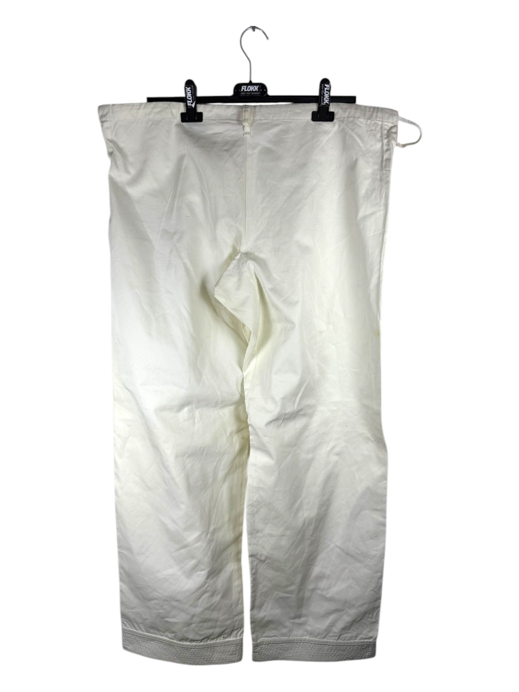 Gucci Drawstring Baggy White Pants