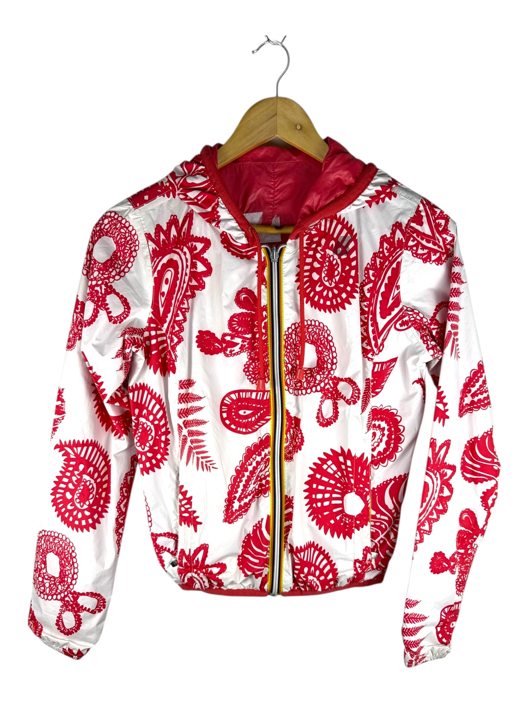 K-Way Reversable Patterned Zip-Up -  Small
