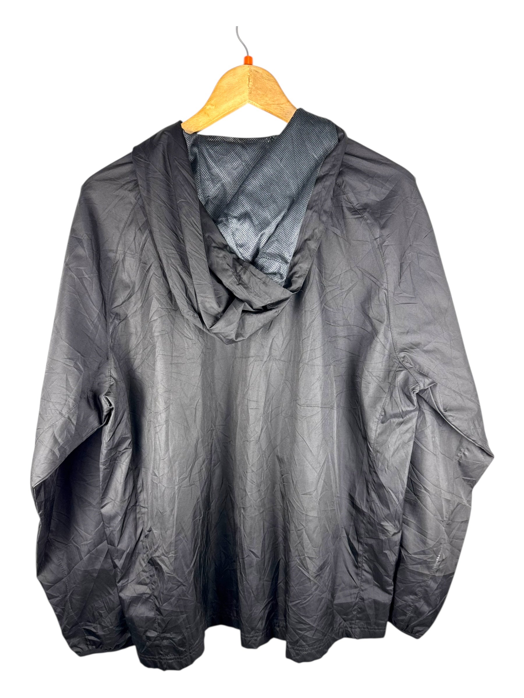 STARTER Black Windbreaker Zip-Up -  X Large