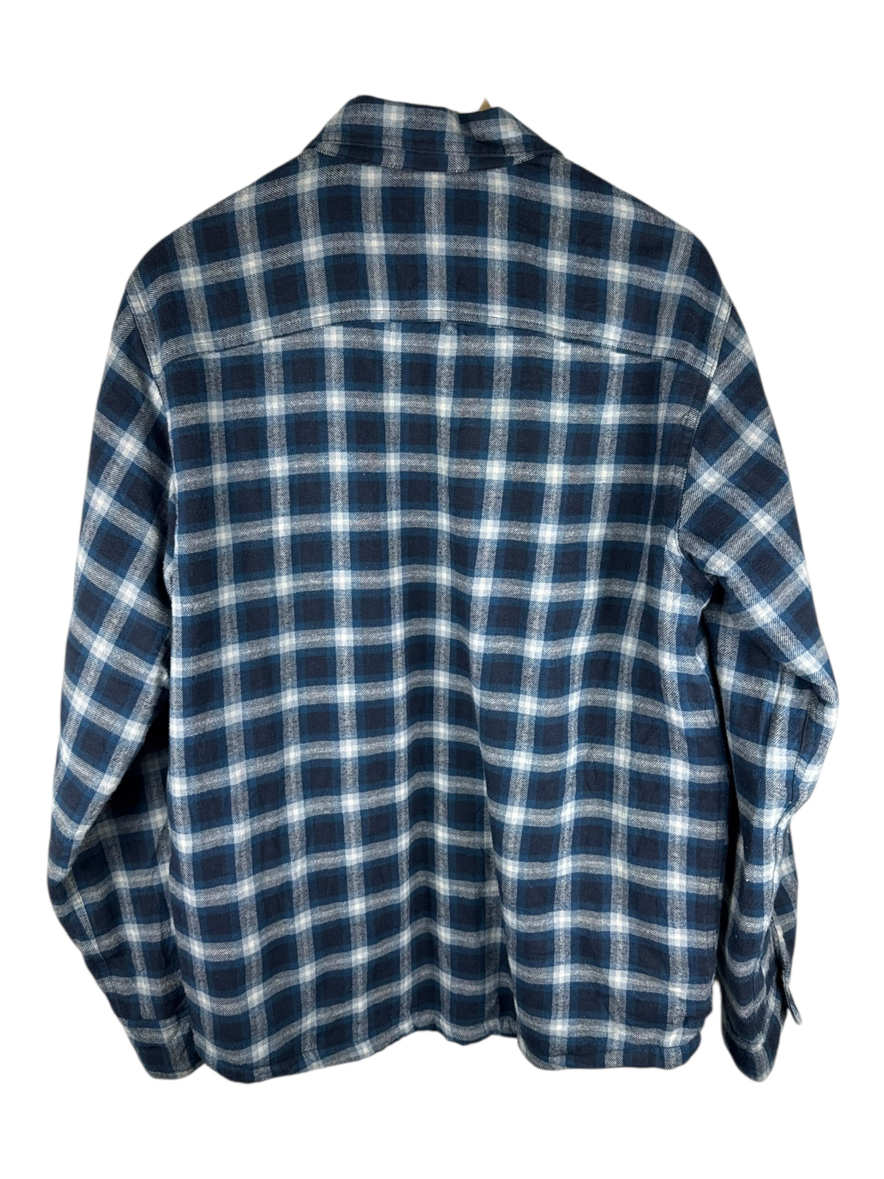 Wrangler Wooleen Plaid Flannel Shirt -  Medium