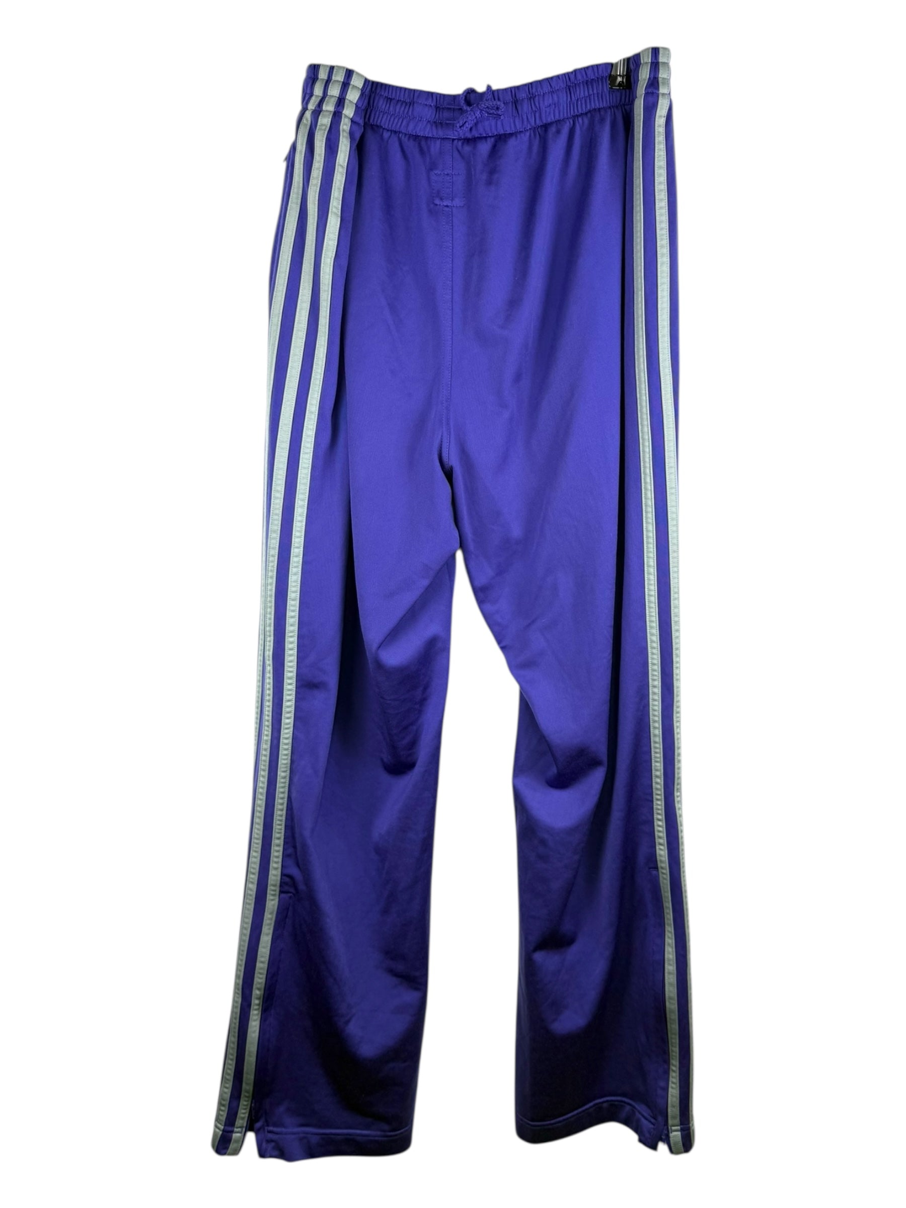 Adidas 90'S Purple Striped Tracksuit Bottoms - 41W 106L