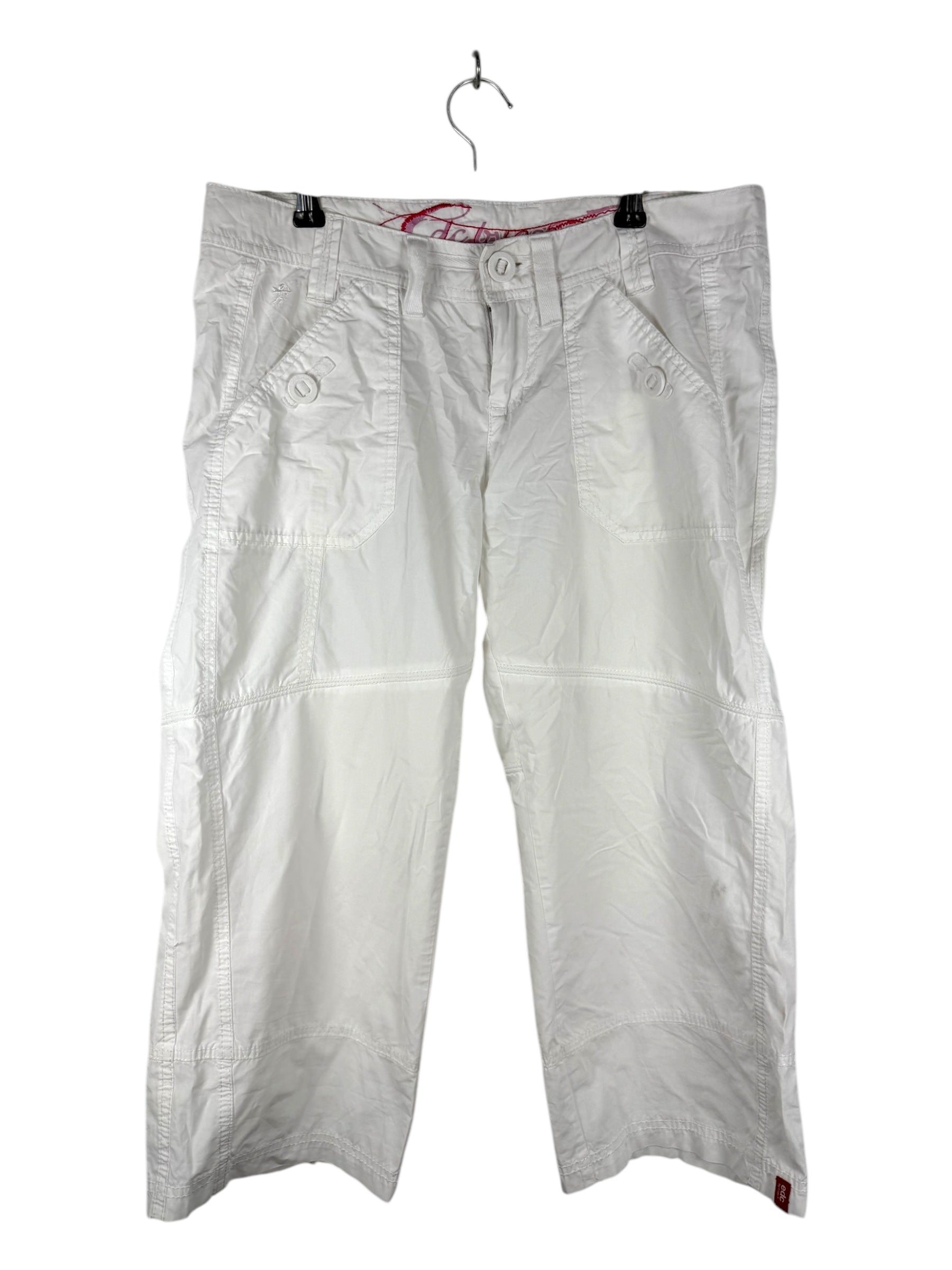 Esprit Y2K White 3/4 Capris