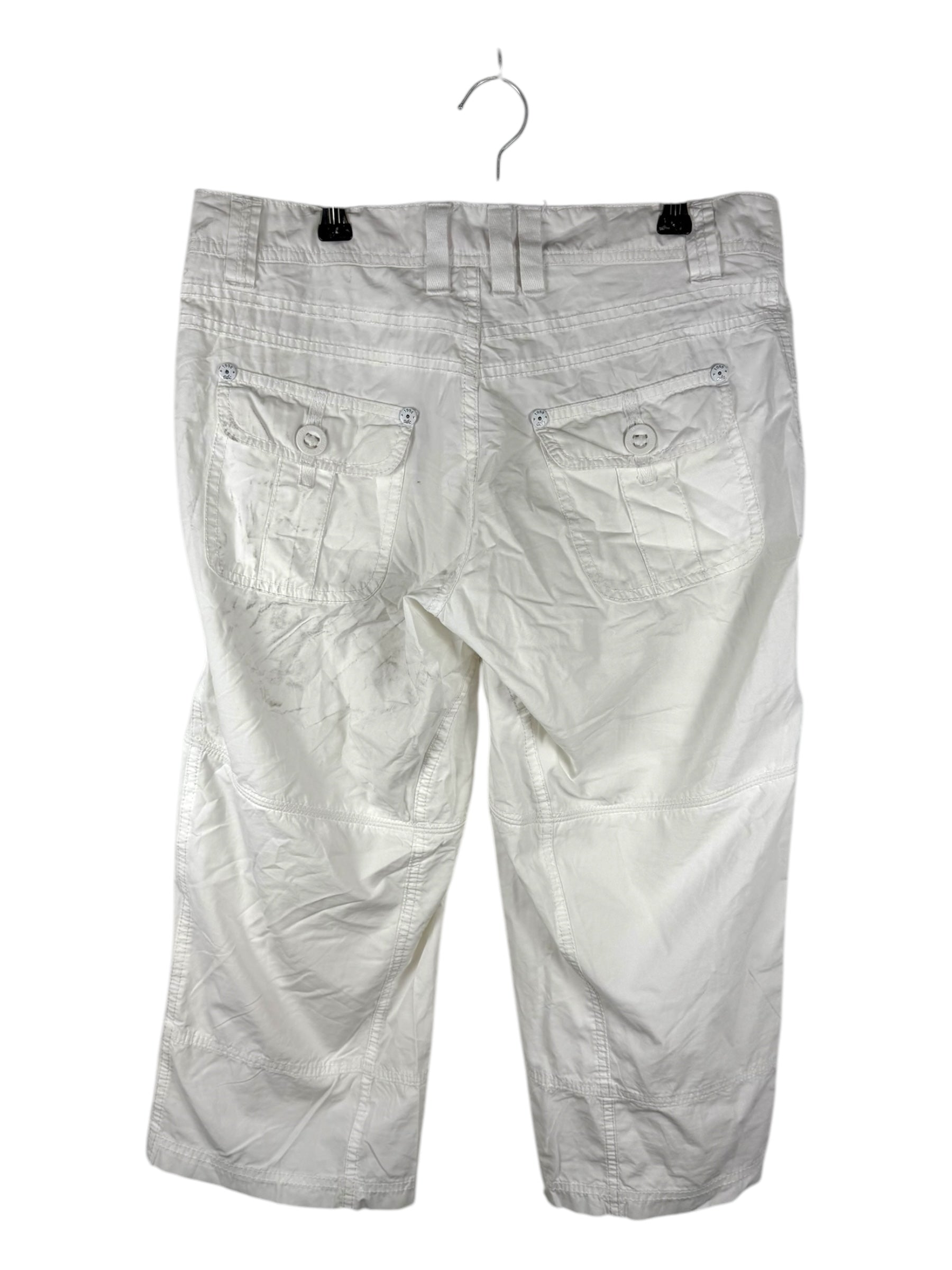 Esprit Y2K White 3/4 Capris