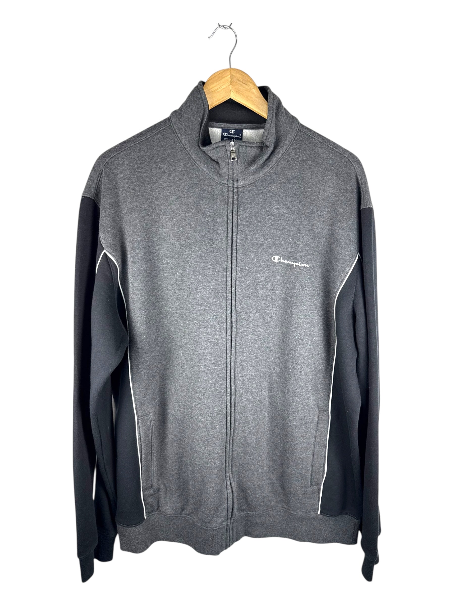 Champion Fleeced Zip-Up Jackets -  X Large