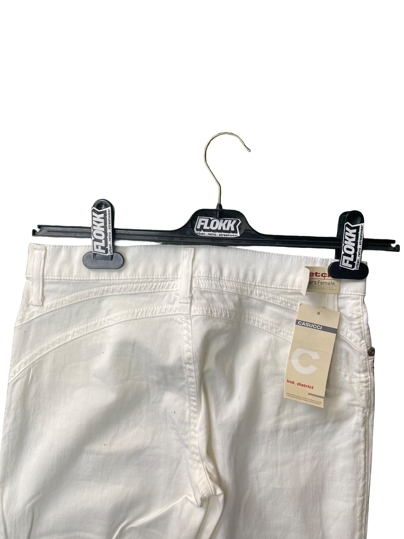 Cascucci White low waisted jeans- 28