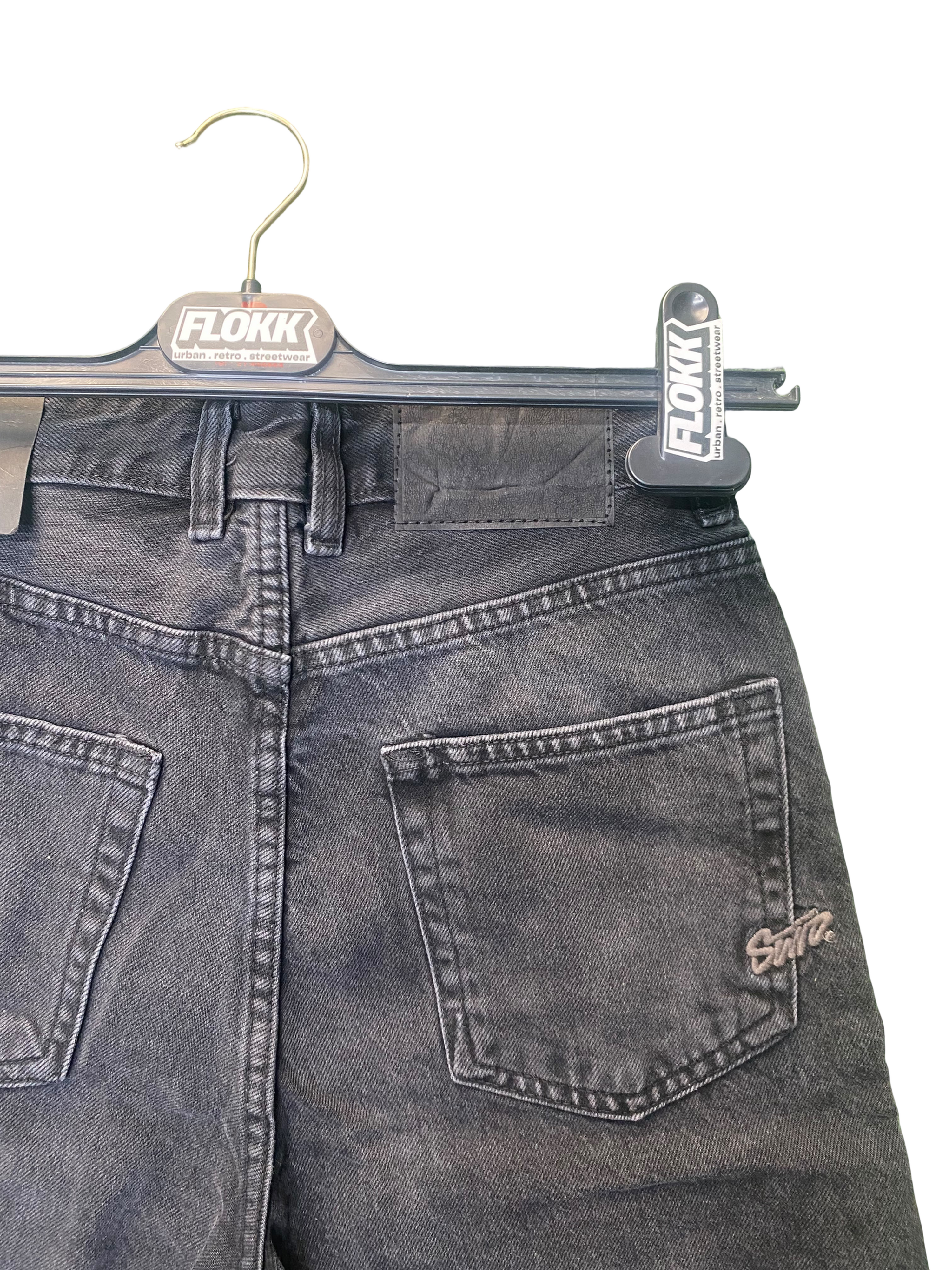 STWR black jorts Baggy fit