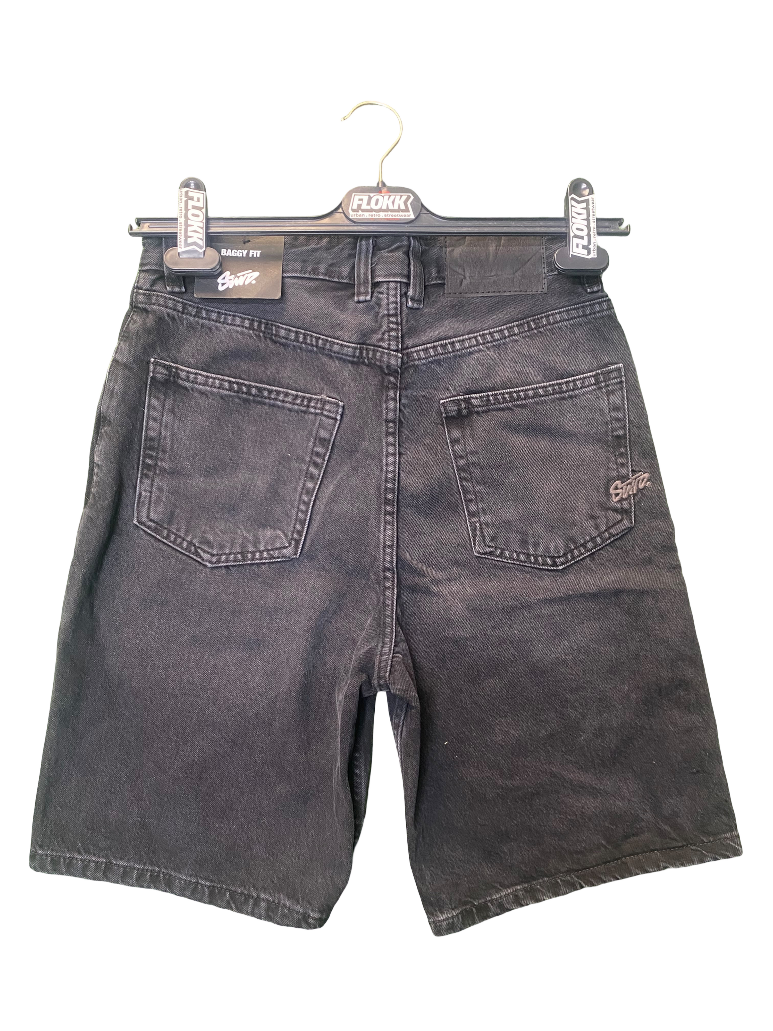 STWR black jorts Baggy fit