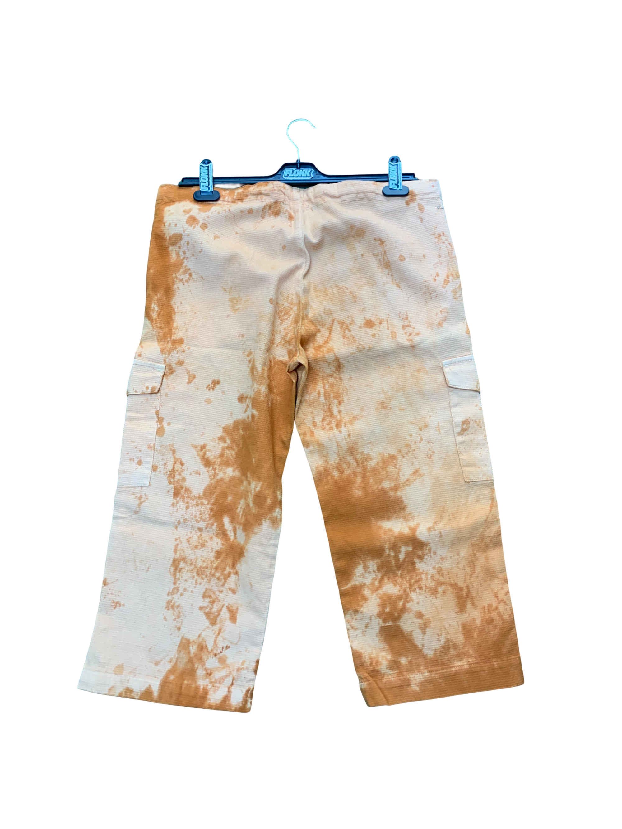 three quarter Tie dye cargo pants- M/L